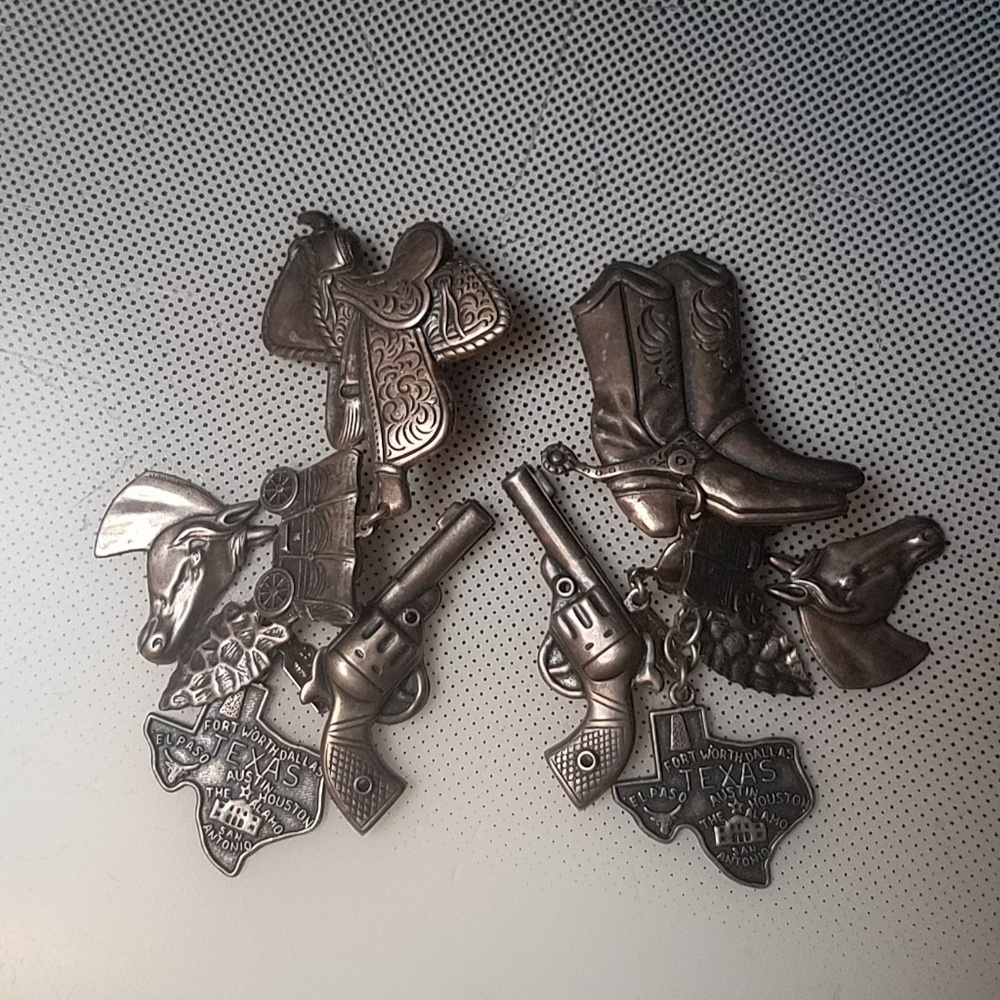 LaContessa Mary Demarco cowboy clip earrings